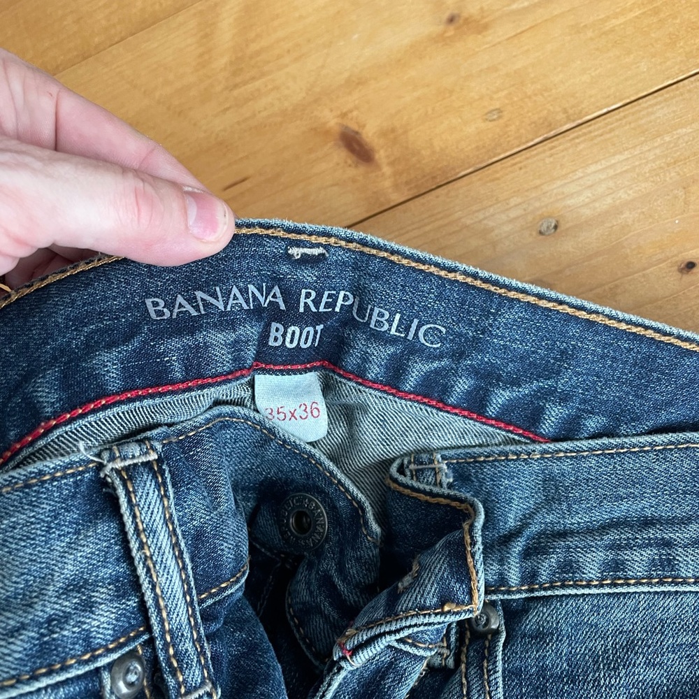 Men’s banana republic boot cut 35x36 jeans